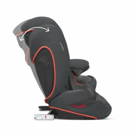 autokrēsliņš cybex silver pallas b2 fix ar isofix, 9 36 kg, pelēks steel grey