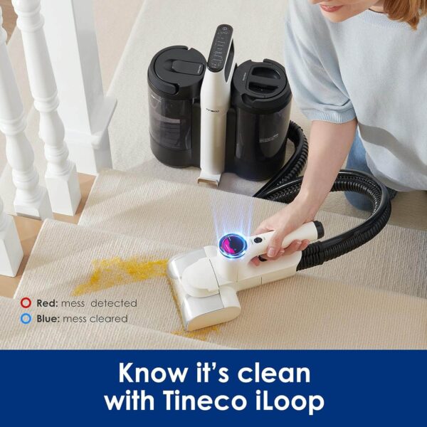 bezvadu paklāju/polsterējumu putekļu sūcējs tineco carpet one spot essentials