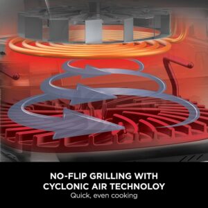 karstā gaisa friteris, grils ninja foodi max ag551eu grill & hot air fryer vara krāsā