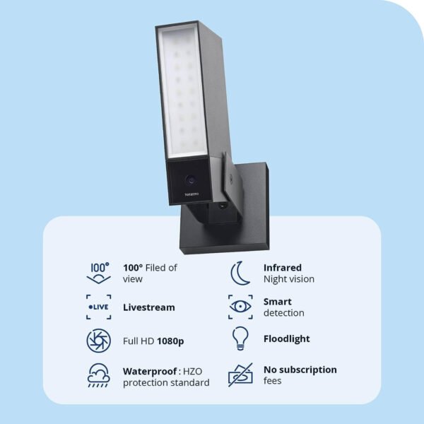 novērošanas kamera netatmo presence smart noc01