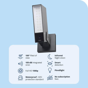 novērošanas kamera netatmo presence smart ar trauksmes signālu noc s de