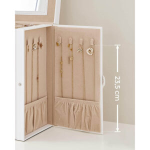 rotaslietu kastīte / lādīte songmics jbc152w01 balta