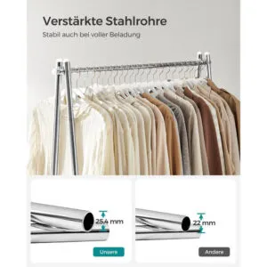 drēbju pakaramais statīvs songmics hsr023e01 92,5 x 33,5 x 153 cm