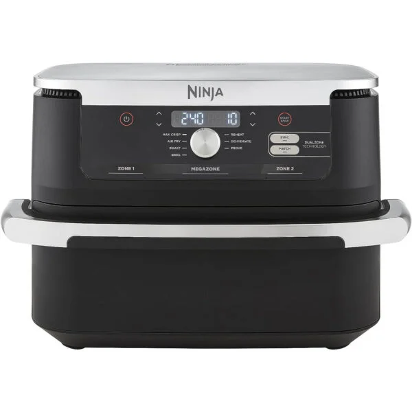 karstā gaisa friteris ninja foodi flexdrawer hot air fryer, dual zone, 10.4l af500eu
