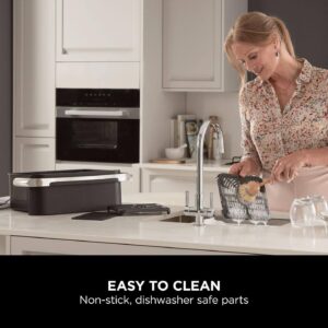 karstā gaisa friteris ninja foodi flexdrawer hot air fryer, dual zone, 10.4l af500eu