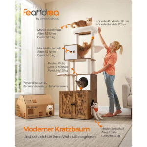 moderna koka kaķu māja feandrea pct116x01