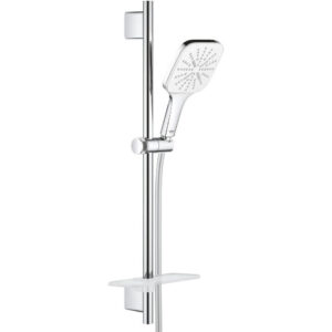 rokas dušas galvas komplekts grohe 26596000 vitalio smartactive 130 mm cube (water saving, 3 jet types, anti limescale system) hroma