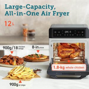 karstā gaisa friteris cosori caf r121 air fryer/oven 12l, 1800w