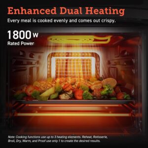 karstā gaisa friteris cosori caf r121 air fryer/oven 12l, 1800w