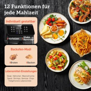 karstā gaisa friteris cosori clear blaze 6.2l caf p652 keu air fryer 1700w
