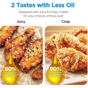 karstā gaisa friteris midea dualtaste air fryer 7 l 1650w ‎mf cy75ab