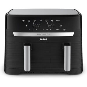 karstā gaisa friteris tefal ey9018 dual easy fry 5.2/3.1 l 2700 w