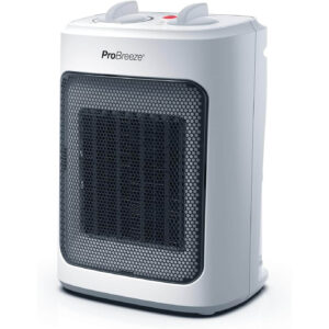 pro breeze 2000 w mini keramiskais ventilatora sildītājs balts