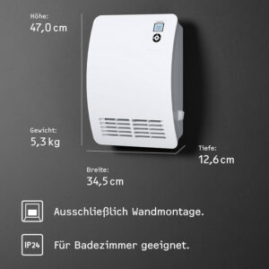 sienas stiprinājuma ātrais sildītājs stiebel eltron ck20s 71793 2 kw ip24 (vācija)