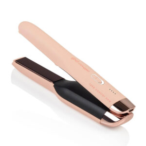bezvadu matu taisnotājs ghd unplugged pink peach styler