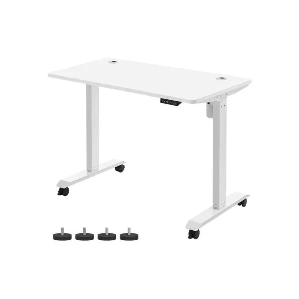 datorgalds / rakstāmgalds elektriski regulējams songmics lsd101w01 120 x 60 x (73 114)cm (gxpxa)