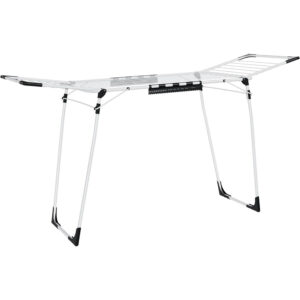 drēbju, veļas žāvēšanas statīvs songmics llr518w01 56.5 x 173 x 96.5 cm