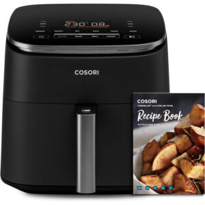 karstā gaisa friteris cosori turbo blaze hot air fryer 6l 1725w ‎caf dc601 keu