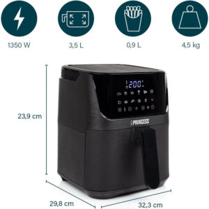 karstā gaisa friteris princess air fryer 3.5 l 1350 w 182031