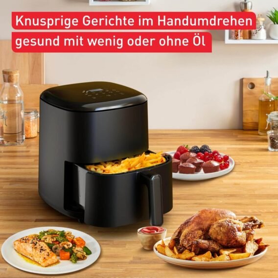 karstā gaisa friteris tefal ey2458 easy fry max hot air fryer 5l 1500w