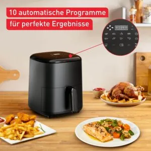 karstā gaisa friteris tefal ey2458 easy fry max hot air fryer 5l 1500w