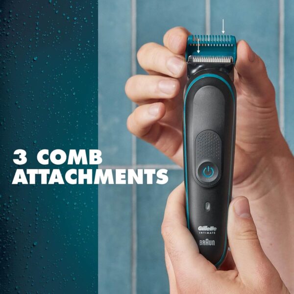 Ķermeņa, intīmās zonas trimmeris skuveklis gillette skinfirst men's i5 wireless for wet and dry
