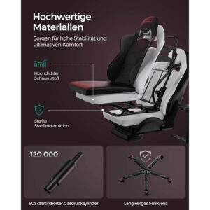 biroja krēsls / datorkrēsls songmics ‎rcg070b01 mākslīgā āda
