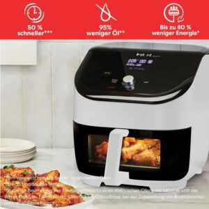 karstā gaisa friteris instant vortex plus with clearcook 5.7l hot air fryer 1700 w balts