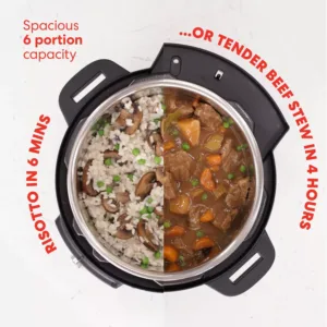 multivārāmais katls instant duo plus ar whisperquiet, 5.7 l ‎dppc604 1000w