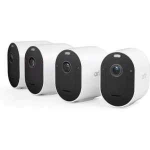 novērošanas kameras arlo pro 5 komplektā 4 gab. wifi 2k uhd vmc4460p 100eus