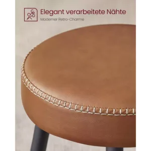 bāra krēsli vasagle ekho lbc080k01v1 2 gab. brūns, 63cm