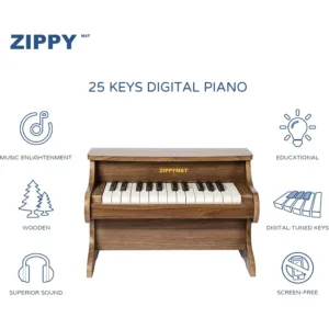 bērnu digitālās klavieres zippy mat slw99801a