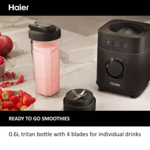 blenderis mikseris haier i master series 5 hbl5b2 1200 w 1.7l+0.6l, ar ledus smalcināšanu