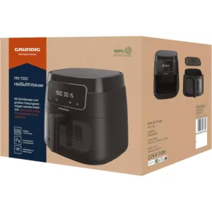 karstā gaisa friteris grundig fry 7320 hot air fryer, 7.6l, 1750w