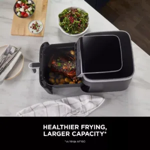 karstā gaisa friteris ninja max pro air fryer af180eu, 6.2 l, 2000 w