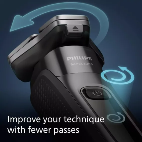 skuveklis philips series 8000 wet and dry skiniq s8692/55