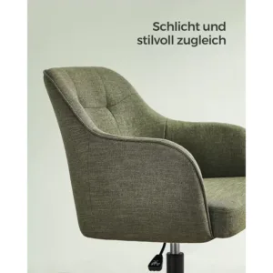 biroja krēsls songmics obg019c01 zaļš audums