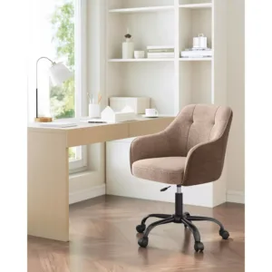 biroja krēsls songmics obg019k01 brūns audums