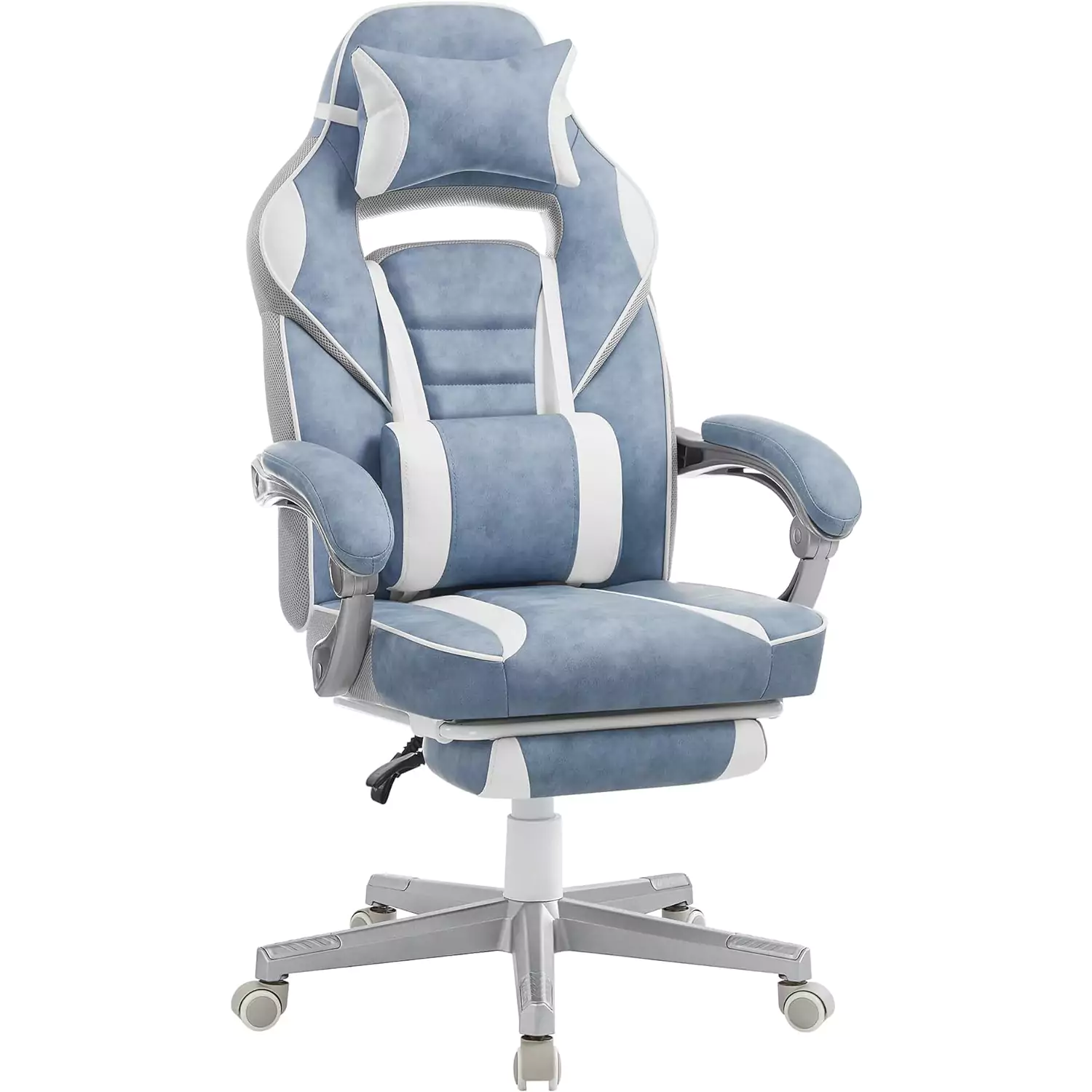 biroja krēsls spēlēm songmics gaming obg073q01 gaiši zils