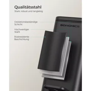 vannas istabas, wc tērauda atkritumu tvertne songmics ltb561b10 10 l melna