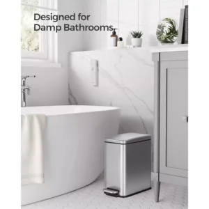 vannas istabas, wc tērauda atkritumu tvertne songmics ltb561e10 10 l