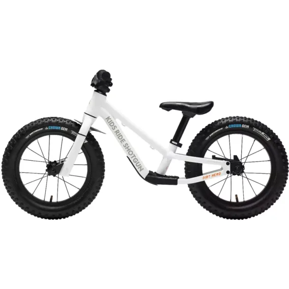 balansa līdzsvara velosipēds kids ride shotgun dirt hero magura 14" collas
