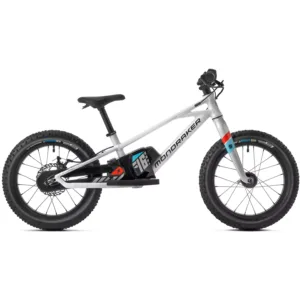elektriskais balansa līdzsvara velosipēds mondraker grommy 16" collas sudraba