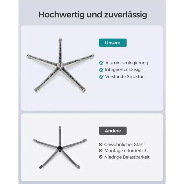 ergonomisks biroja krēsls songmics obn065g01 pelēks