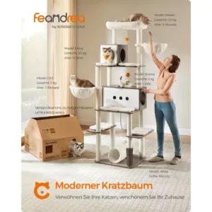 moderna koka kaķu māja feandrea pct193g01