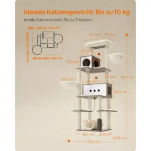 moderna koka kaķu māja feandrea pct193g01