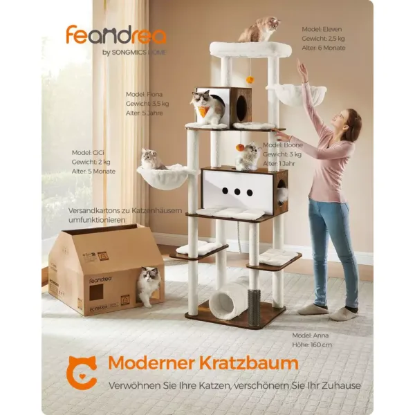 moderna koka kaķu māja feandrea pct193x01