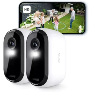 novērošanas kamera arlo essential gen. 2 wireless wifi 1080p night vision 2 gab. vmc2250 100eus