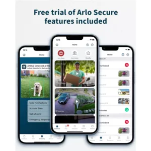 novērošanas kamera arlo essential gen. 2 wireless wifi 1080p night vision 4 gab. vmc2450 100eus