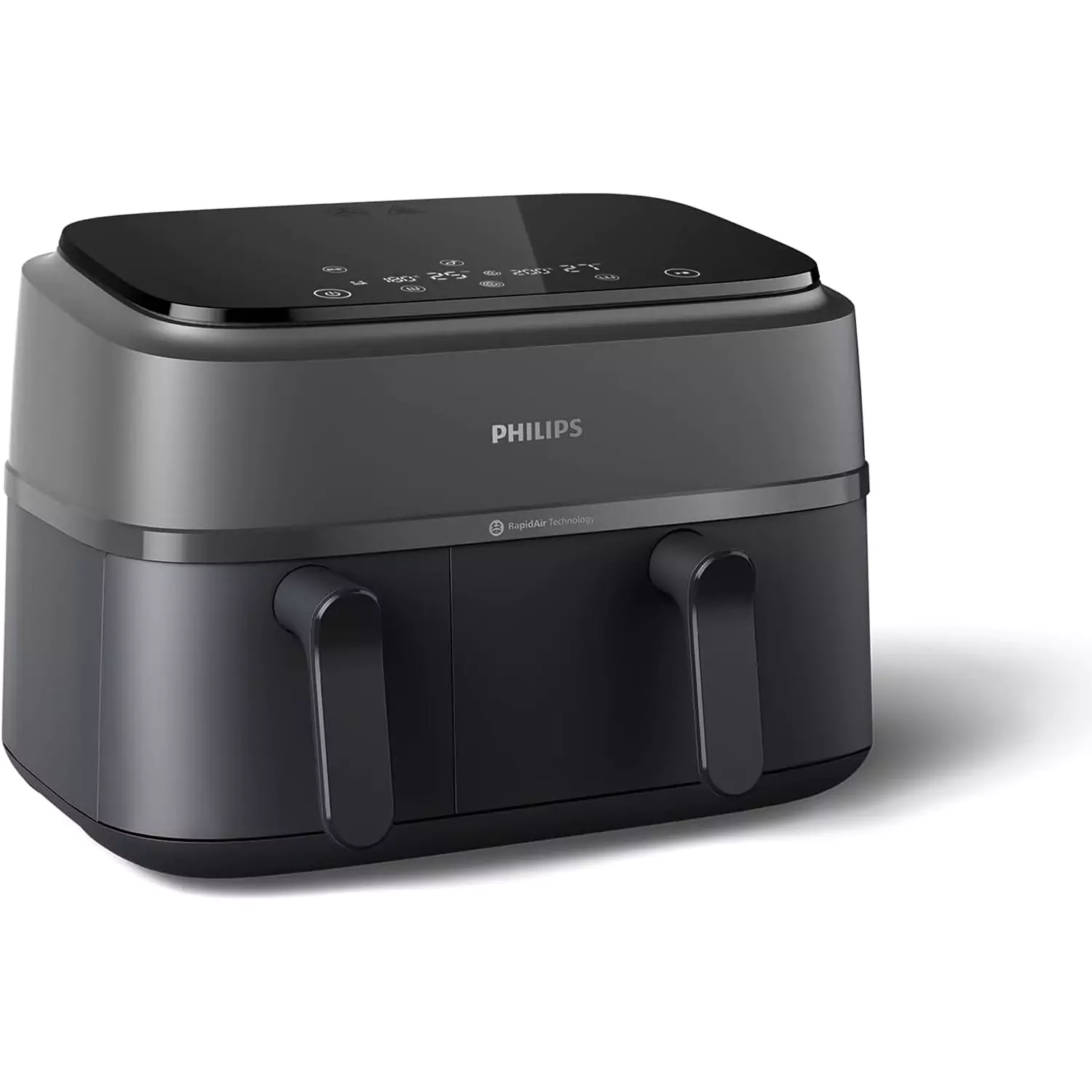 dubultais karstā gaisa friteris philips dual basket airfryer 3000 series na350/00, 9 l 2750 w